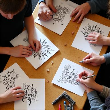 Taller grupal lettering